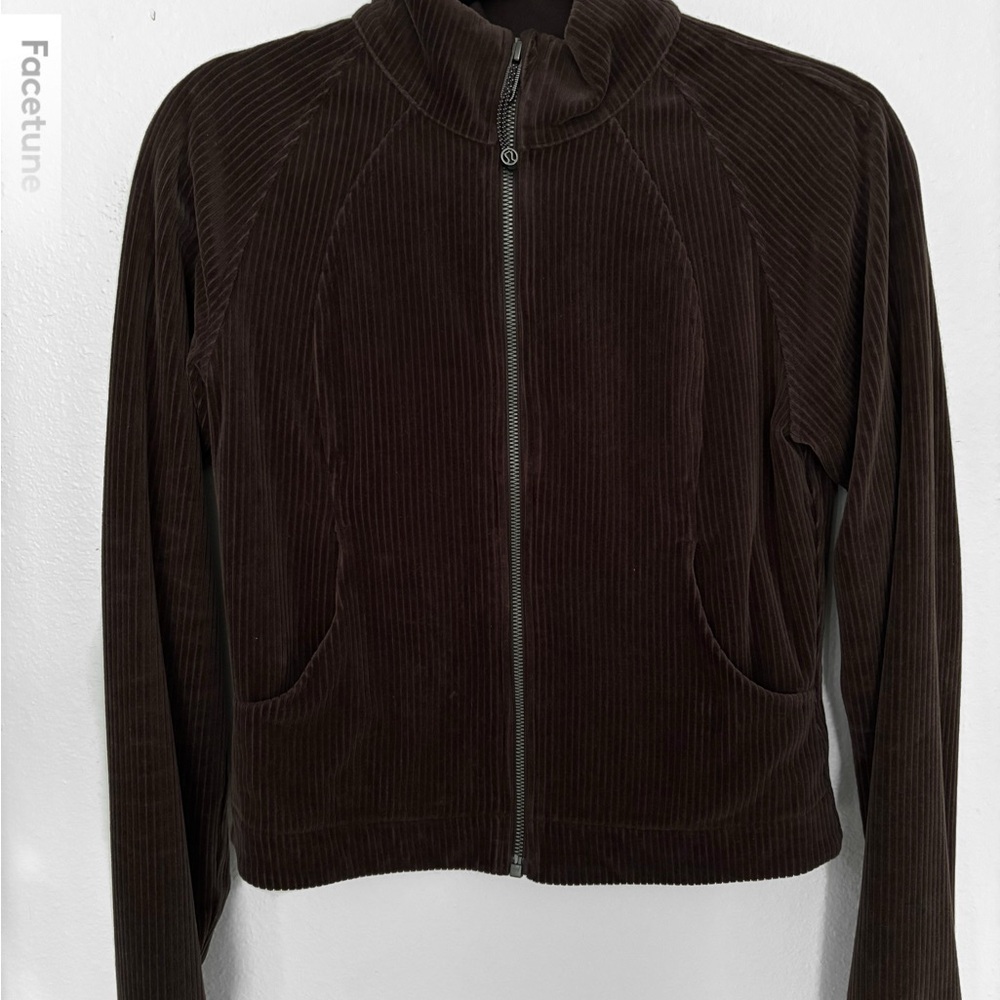 Lululemon Brown Corduroy Jacket
